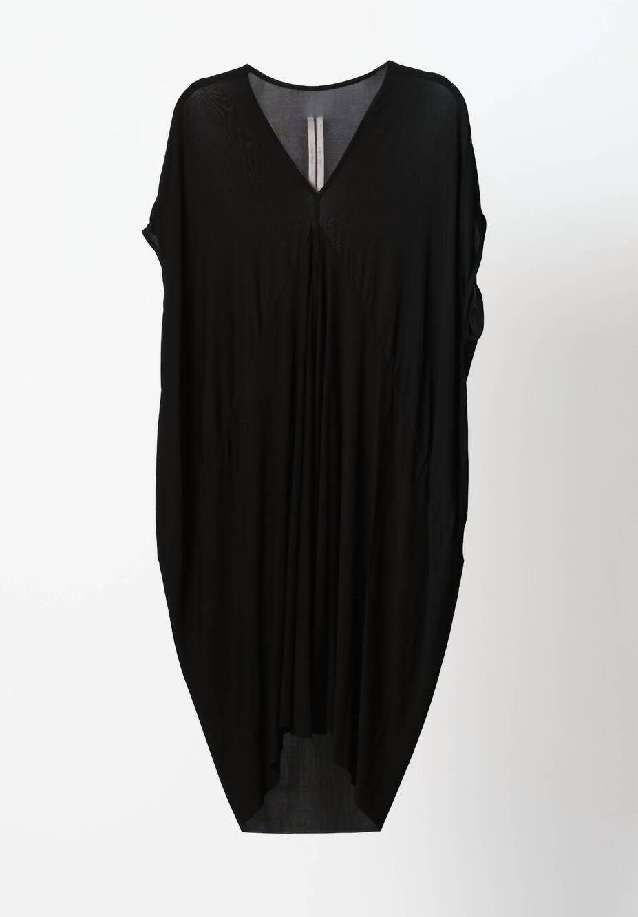 NEW RICK OWENS women's sleeveless tommy kite v dress in black